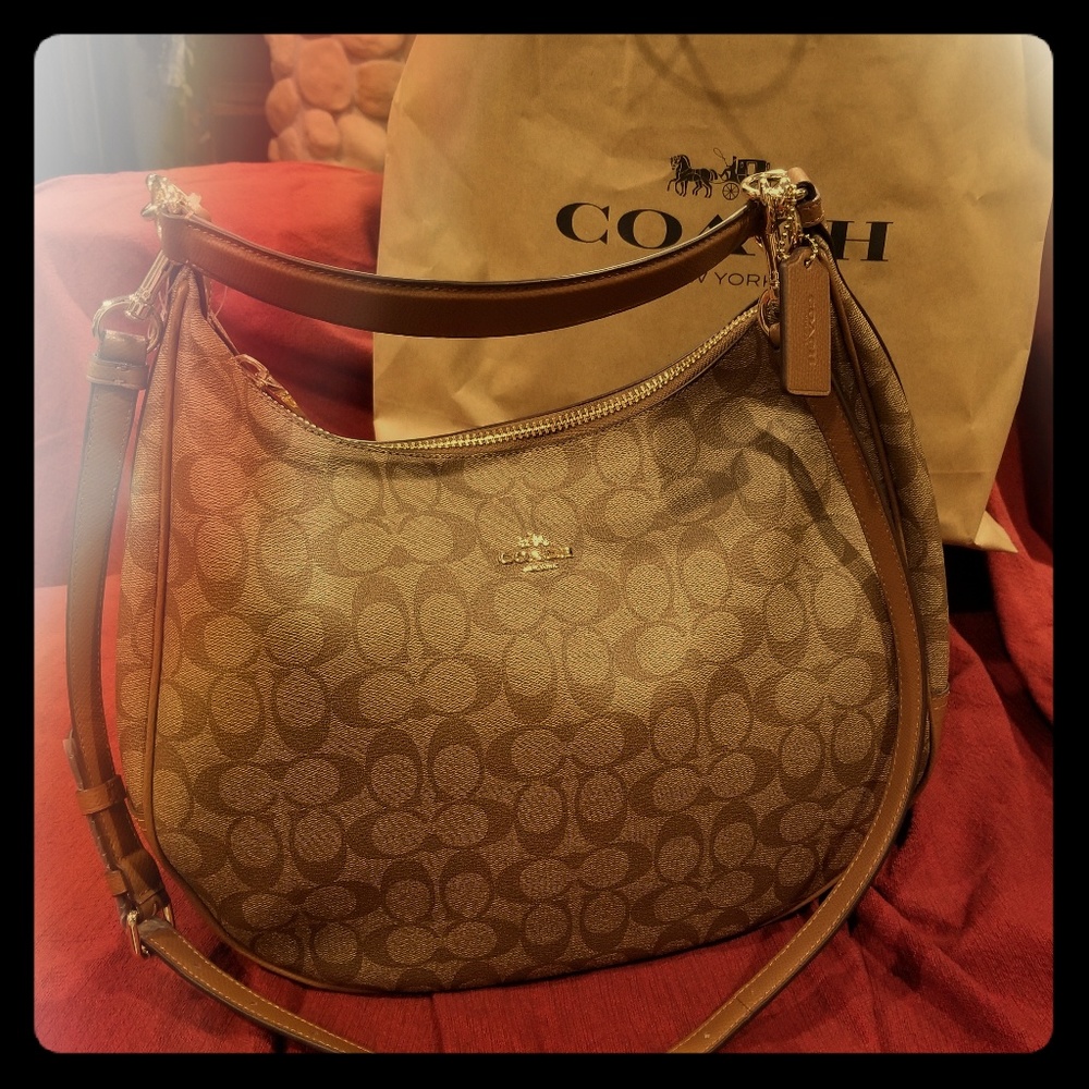 Coach "med/large Hobo" Purse